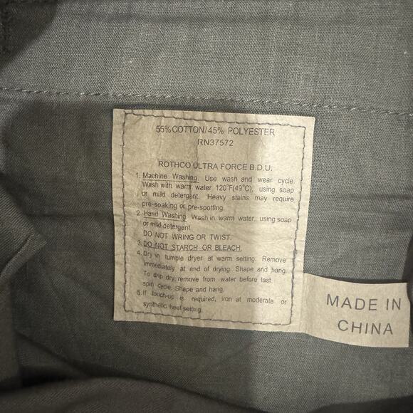 Rothco Ultra Force B.D.U Shorts Mens XX Large Long Olive Drab Military Utilitary - Picture 12 of 12